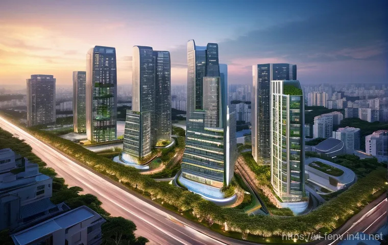 미래 환경과 글로벌 경제 - A dynamic and collaborative image illustrating the integration of AI and digital transformation with...