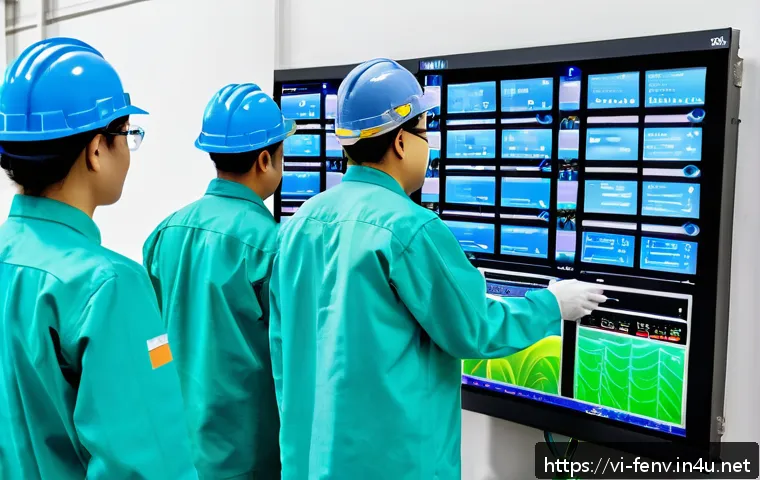 디지털 환경 관리 시스템 - A modern industrial facility in Vietnam equipped with advanced environmental monitoring technology: ...